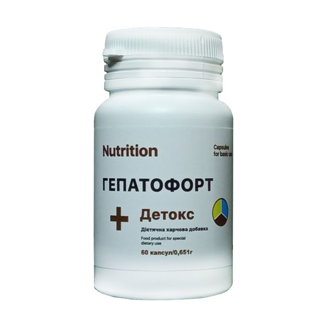 Амінокислотно-вітамінний комплекс EntherMeal Гепатофорт + Детокс, 60 капсул